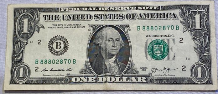 series 2013 1 dollar bill ff55588580 a