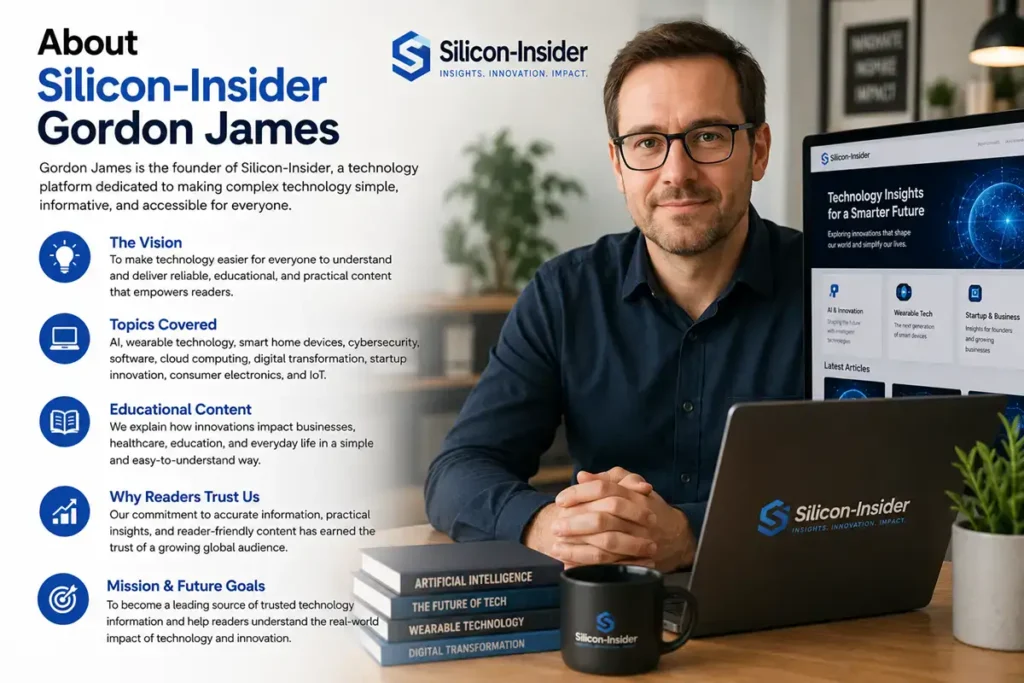 about silicon-insider gordon james